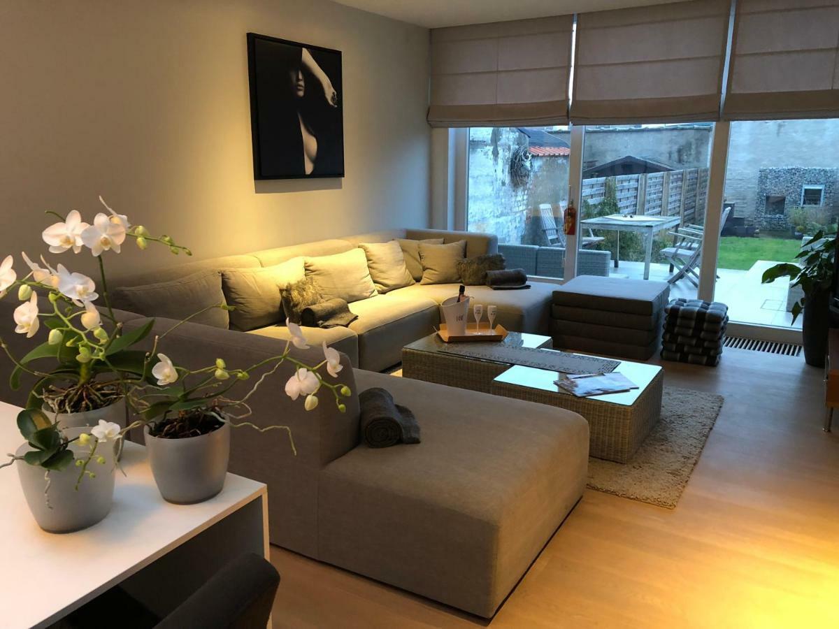 Home Bruges Cosy Comfort Modern Couple Privacy Walking Distance City Center Kitchen Terrace Garden 外观 照片